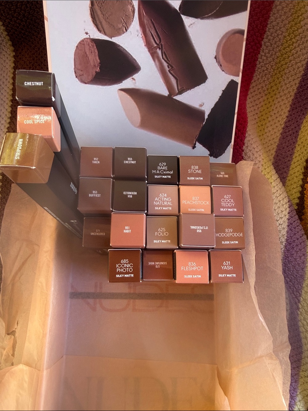 MAC Cosmetics Neutral Nude & Brown Lipstick Set